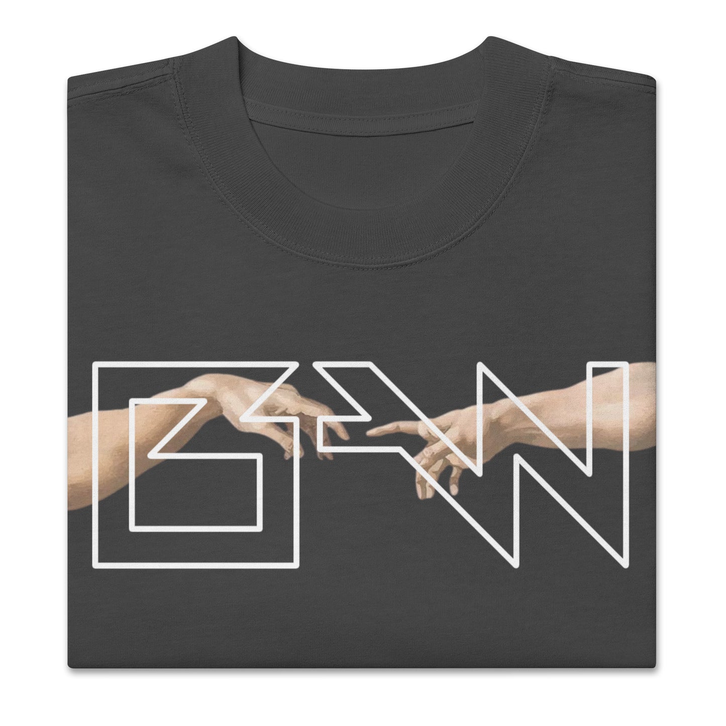 BW  Don’t let go Oversized faded t-shirt