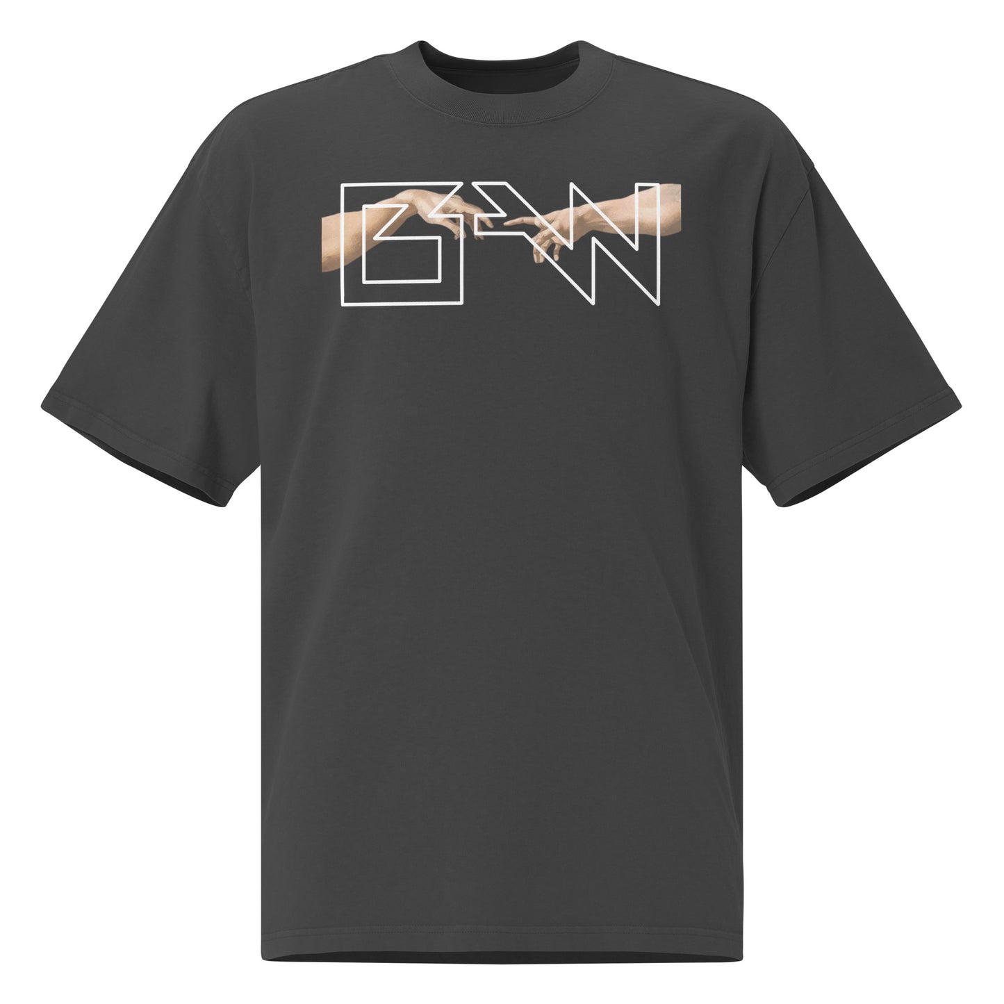 BW  Don’t let go Oversized faded t-shirt