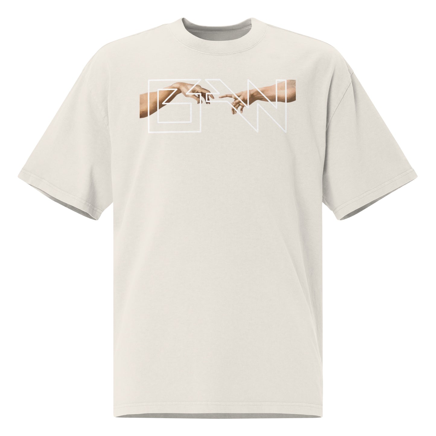 BW  Don’t let go Oversized faded t-shirt